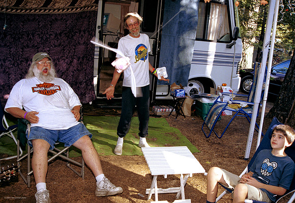 Camp Remember Interlude, Bill Hand, Dave ?, Ian Ryge, Strawberry Music Festival, Fall, 2001