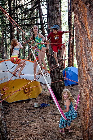 Pre-Teen Rope Course, ​Strawberry Music Festival, Spring, 2010