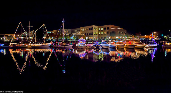 Christmas Lighted Boat Parade  December, 2010