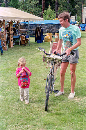 Father & Daughter, ​Strawberry Music Festival, Spring, 1987