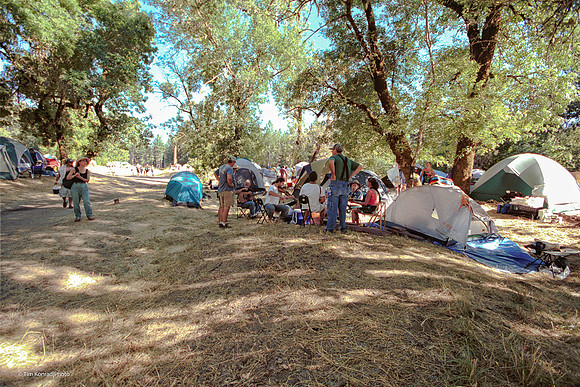 Campground Scene, ​​Kate Wolf Music Festival, 2002
