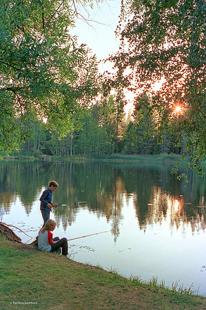 Birch Lake Fishing Derby (sparsely attended),  Strawberry Music Festival, Fall, 1986
