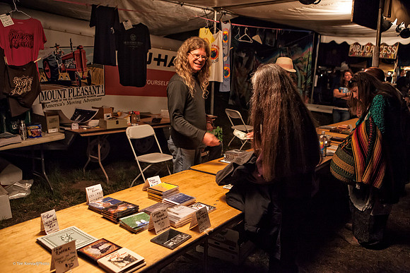 CD Booth, ​Kate Wolf Music Festival, 2012