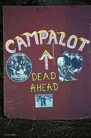 Campalot camp sign, ​Strawberry Music Festival, Fall, 2001