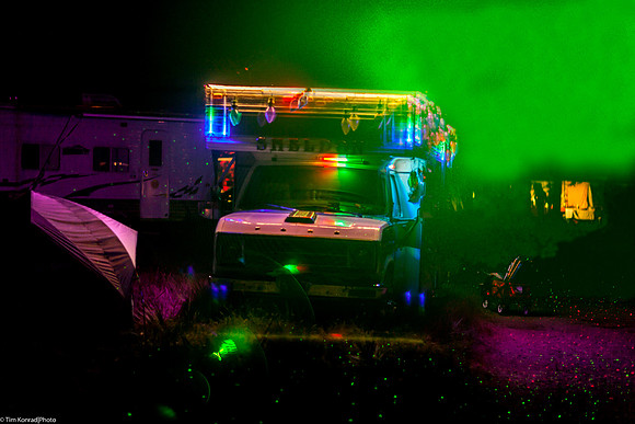 Psychedelic Camper Van, ​Strawberry Music Festival, Spring, 2013