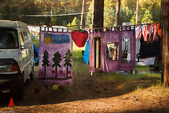 Camp setup, ​Strawberry Music Festival, Spring, 2013