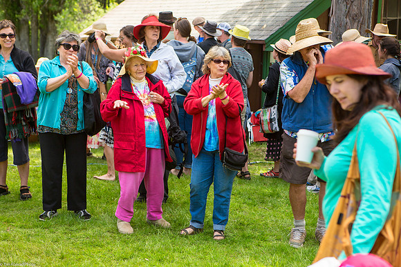 Pat, Dodie & Betty, Birch Meadow, Strawberry Music Festival, Spring, 2013