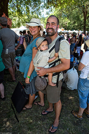 Dedicated family attendees, ​​Kate Wolf Music Festival, 2013