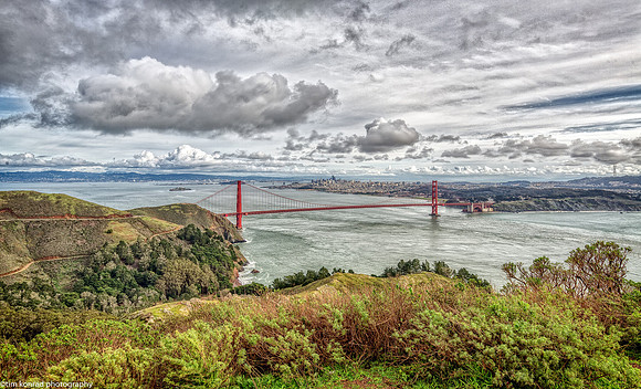 View from Marin Headlands, Marin County, CA