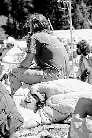 Bluegrass Festival-goers at the first Strawberry, Leland Meadows, 1982