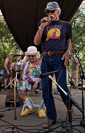 Wavy Gravy, Che Greenwood, ​​​Kate Wolf Music Festival, 2012