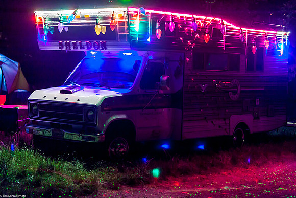 Psychedelic Camper Van, ​Strawberry Music Festival, Spring, 2013
