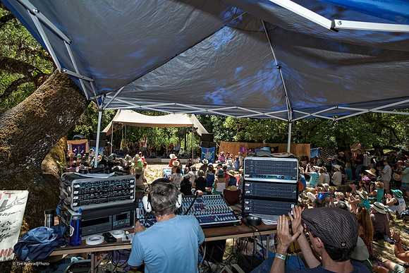 Arlo Stage soundworks, Kate Wolf Music Festival, 2012