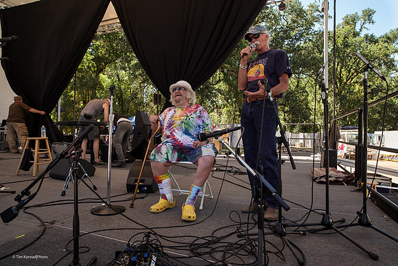 Wavy Gravy, Che Greenwood, ​​​Kate Wolf Music Festival, 2012