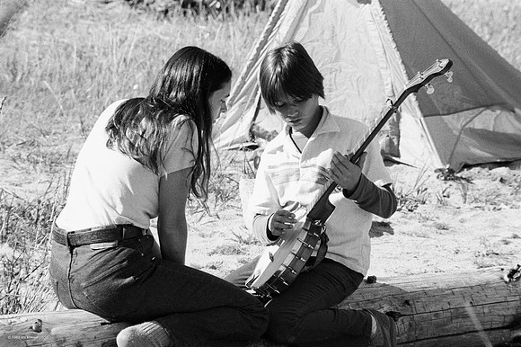 Chris Stevenson and Michael Kennedy, Strawberry Bluegrass Festival 1982, Leland Meadows