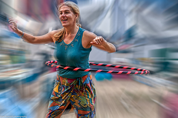 Hula-hooping in the Fifth Dimension