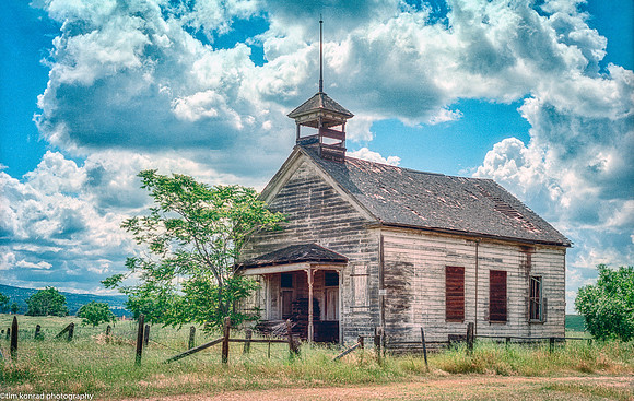 Old Schoolhouse, Milton, CA, April 20, 1989