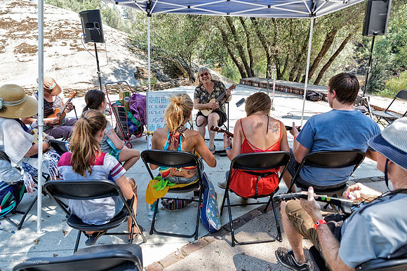 Playing the Ukulele workshop with Peggy Reza
