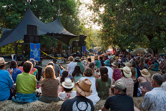 Arlo Stage in the evening