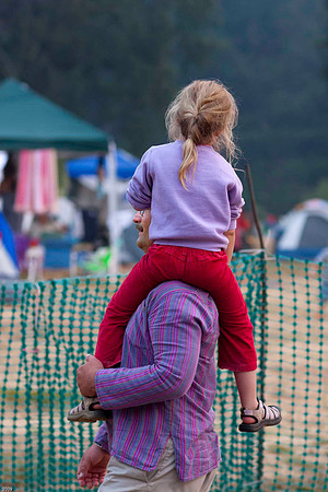 There's a child on my face!