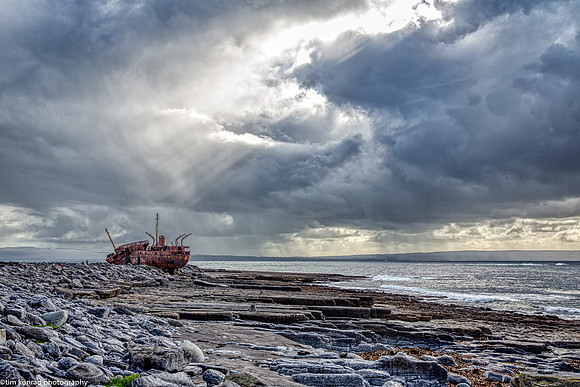 Plessey Shipwreck, Inisheer, Aran Islands, County Galway, Ireland