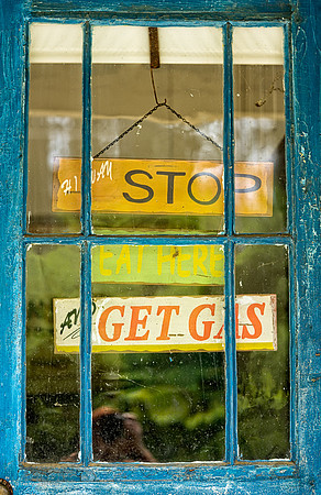 Sign in old building, Sheepranch, Calaveras County, CA, April 21, 2016