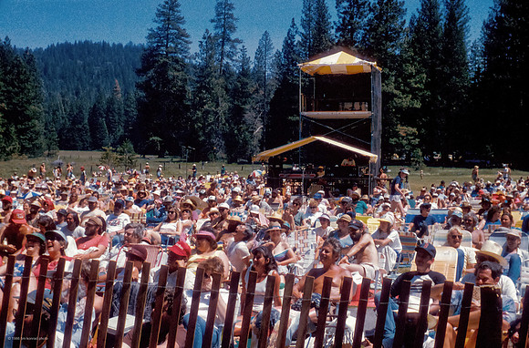 Soundboard and Spotlight Tower, Strawberry Music Festival,  Spring, 1986