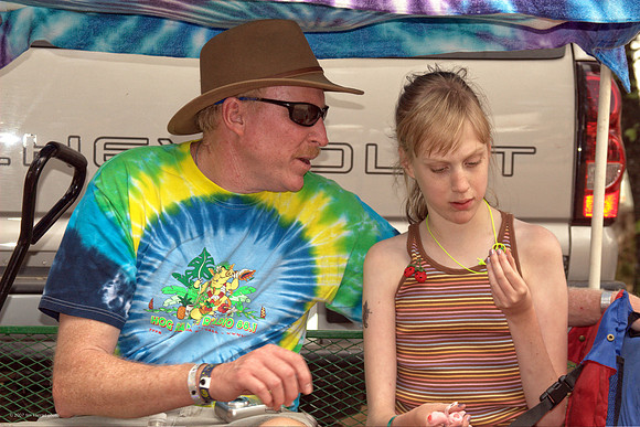 Doug Rice & daughter,  Strawberry Music Festival, Spring, 2007