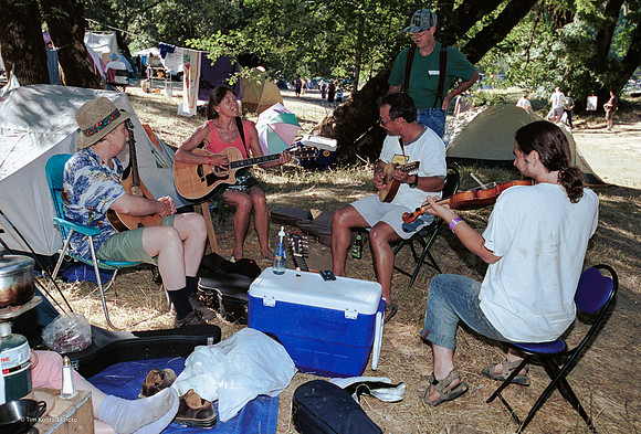 Campground Jam, Kate Wolf Music Festival, 2002
