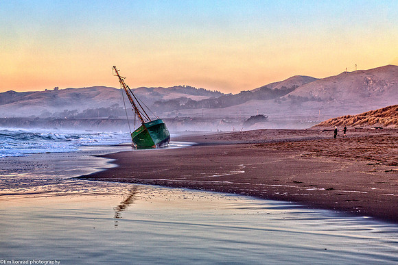 Shipwreck, Salmon Beach, Sonoma County, CA