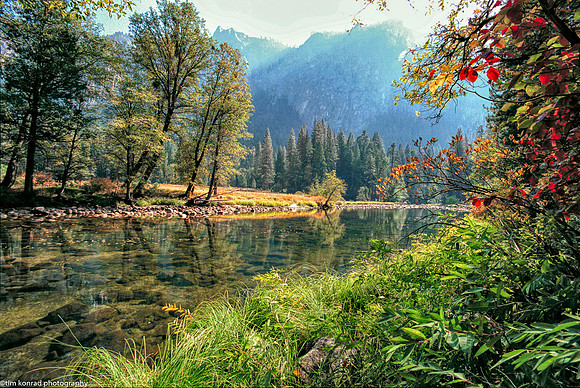 Merced River, Yosemite Valley, Autumn, 2002