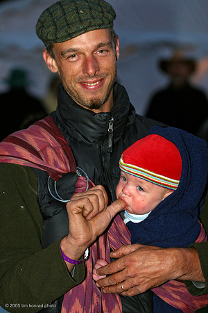 Father & son, Strawberry Music Festival, Spring, 2005