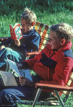 Caleb and Josh Emmons, ​Strawberry Music Festival, Spring, 1986