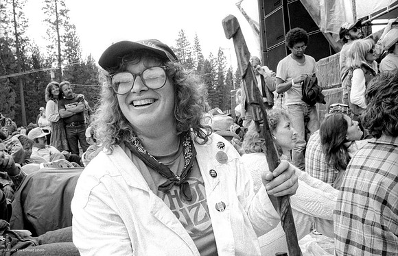 Peggy "Peg Leg" Reza, Strawberry Music Festival, Fall, 1985
