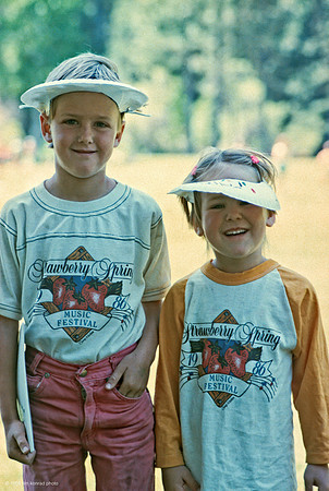 Young Festivarians,  ​Strawberry Music Festival, Spring, 1986