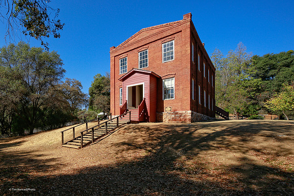 Old Columbia Schoolhouse, Columbia, CA, Tuolumne County, November 1, 2017