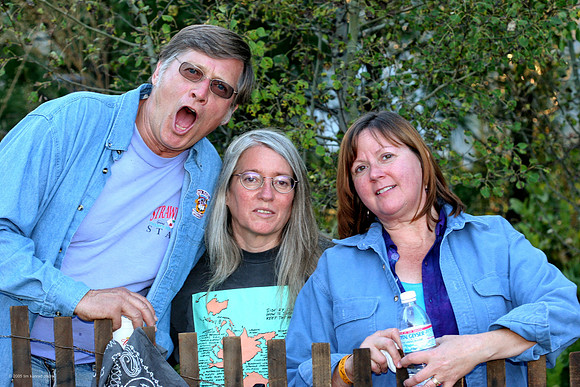 Bruce Hayden, Lorraine Dechter, Cindy Hayden, Strawberry Music Festival, Fall, 2005
