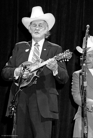 Bill Monroe, the Father of Bluegrass,  Strawberry Music Festival, Fall, 1985