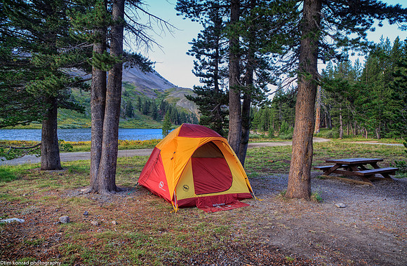 Big Agnes Meets Highland Lake  Alpine County, CA  August, 2014