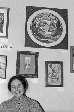 Martha Dixon at her arts reception