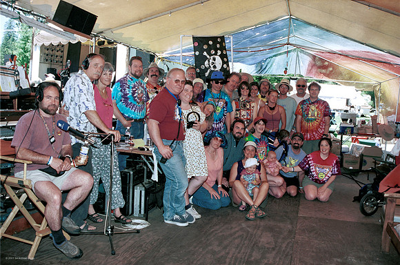 Hog Ranch Radio Crew, ​​Strawberry Music Festival, Spring, 2001