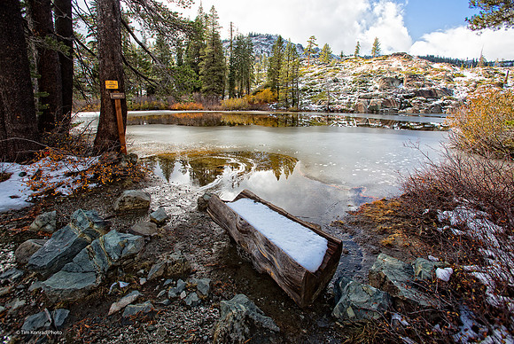 Veronica Lake, Lakes Basin, Sierra County, CA October 18, 2016
