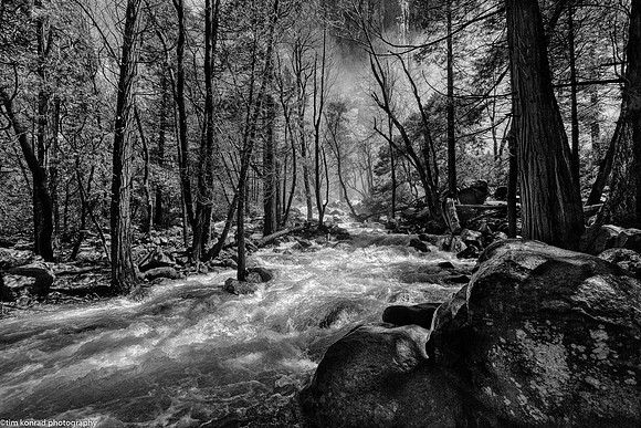Below Bridal Veil Falls, Yosemite NP