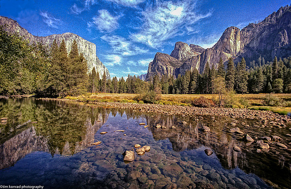 Merced River, Yosemite Valley,